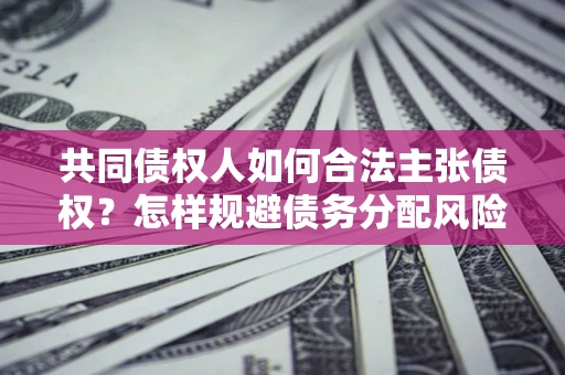 武汉共同债权人如何合法主张债权？怎样规避债务分配风险？