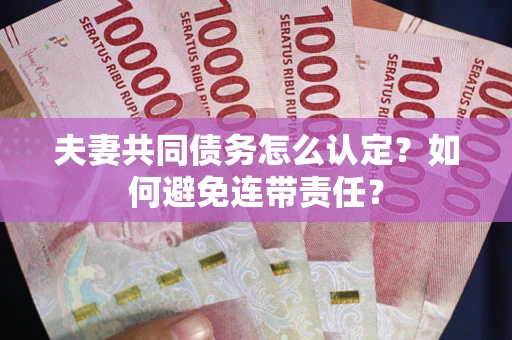 武汉夫妻共同债务怎么认定？如何避免连带责任？