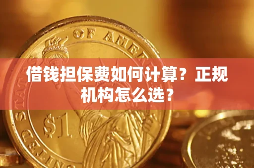 武汉借钱担保费如何计算？正规机构怎么选？