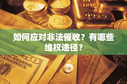 武汉如何应对非法催收？有哪些维权途径？