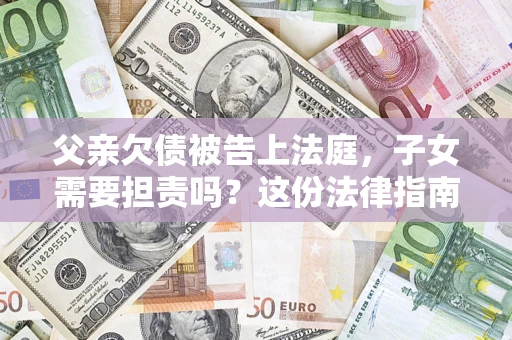 武汉父亲欠债被告上法庭，子女需要担责吗？这份法律指南必须看完