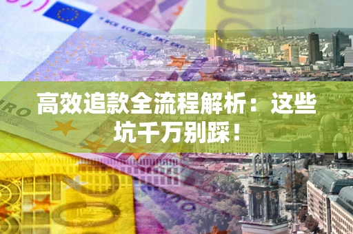 武汉高效追款全流程解析：这些坑千万别踩！