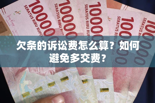 武汉欠条的诉讼费怎么算？如何避免多交费？