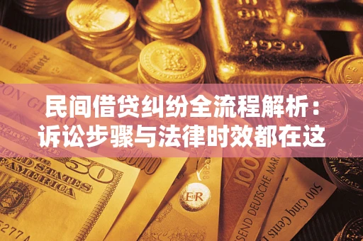 武汉民间借贷纠纷全流程解析：诉讼步骤与法律时效都在这儿了