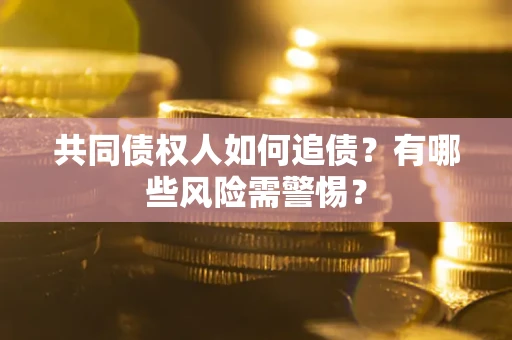 武汉共同债权人如何追债？有哪些风险需警惕？