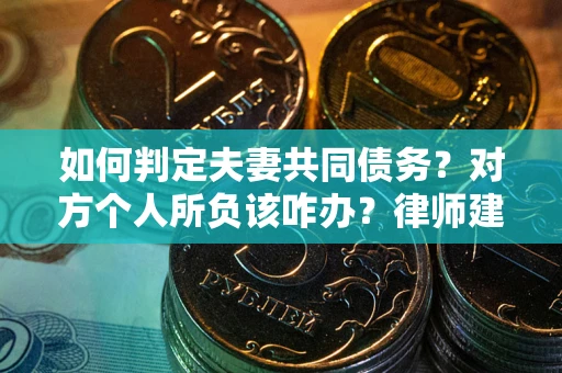 武汉如何判定夫妻共同债务？对方个人所负该咋办？律师建议