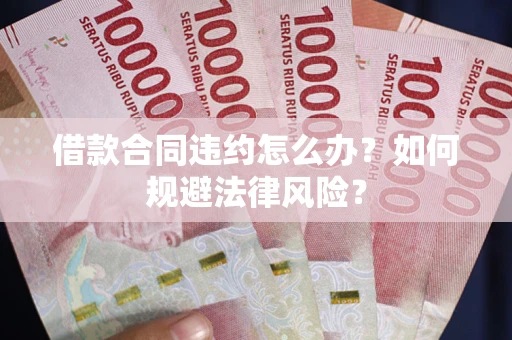 武汉借款合同违约怎么办？如何规避法律风险？