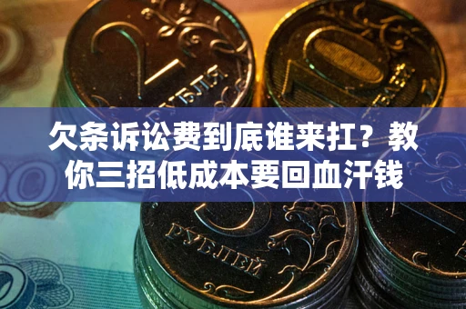 武汉欠条诉讼费到底谁来扛？教你三招低成本要回血汗钱